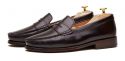 Penny loafer, leather shoes, brown shoe, loafer, shoe mask, diamond mask, comfortable shoes, summer shoes
