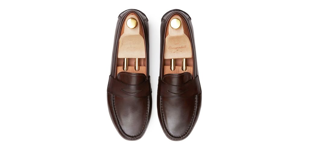 Penny loafer, chaussures en peau, chaussures brun, loafer, masque de chaussures, des chaussures confortables