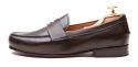 Loafer Penny, sapatos de pele, sapato marrom, loafer, máscara de sapato, sapatos confortáveis