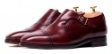 Cinghia Monk scarpe, scarpe cinghia monaco per gli uomini, scarpe bordeaux, scarpe con stile, scarpe eleganti, scarpe di buona qualità, scarpe Monkstrap in Borgogna