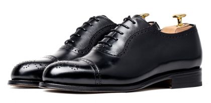 The Kolhn: Scarpe Oxford Legate Nero | Crownhill Shoes