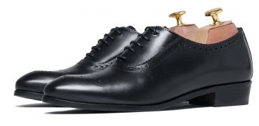Chaussures noir Oxford pour les femmes, chaussures classiques, l'élégance dans une paire de chaussures, chaussures oxford fabriqués en Espagne, chaussures de bureau