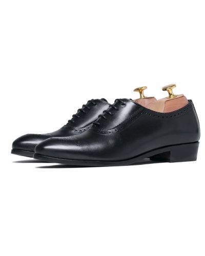 Chaussures noir Oxford pour les femmes, chaussures classiques, l'élégance dans une paire de chaussures, chaussures oxford fabriqués en Espagne, chaussures de bureau