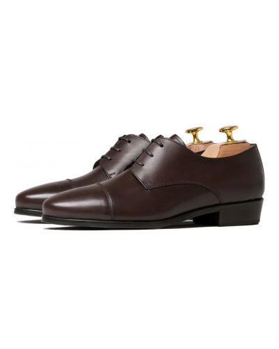 Zapato derby, zapato blucher, zapato de cuero, zapatos marrón oscuro, zapatos casuales, zapato para traje, zapatos formales