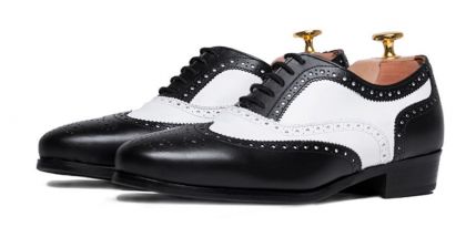 womens leather wingtip shoes