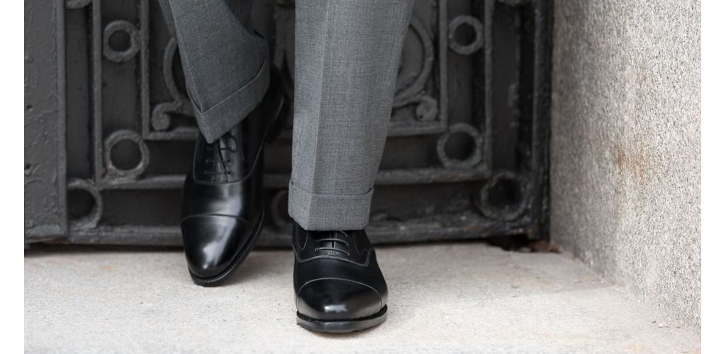Zapato Oxford negro para hombre, zapato Oxford liso, zapato con horma inglesa, zapatos clásicos, zapatos elegantes, zapatos de vestir, zapatos de hombre para bodas