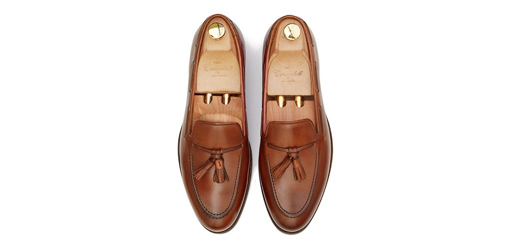 The Venice: Cognac brown tassel loafer | Crownhill Shoes