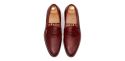 Sapatos mocassim penny para homens, sapatos borgonha, sapatos de qualidade, sapatos casuais, sapatos elegantes, sapatos essenciais
