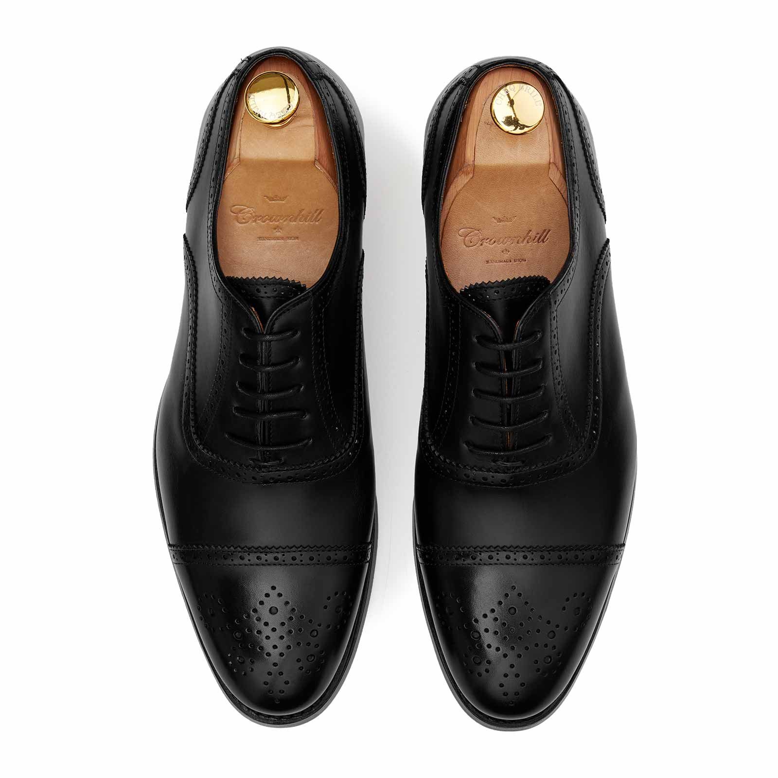 black brogue loafers
