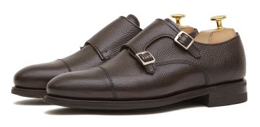 Chaussures en cuir perforé à boucles Cuir Henderson pour homme en coloris Noir Homme Chaussures Chaussures à enfiler Chaussures à boucles 