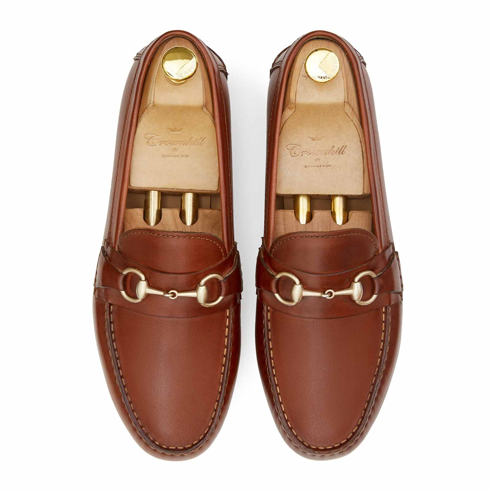 Mens Shoes Brown One Piece Leather Moccasins Wedding Loafers Formal Casual Boots 