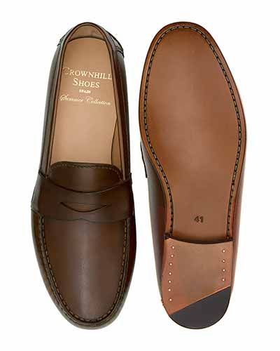 Penny loafer, leather shoes, brown shoe, loafer, shoe mask, diamond mask, comfortable shoes, summer shoes