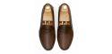 Penny loafer, leather shoes, brown shoe, loafer, shoe mask, diamond mask, comfortable shoes, summer shoes