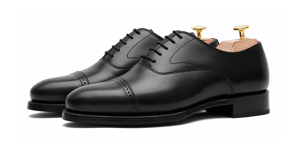 The Tracy: Oxford Black Shoe | Crownhill Shoes