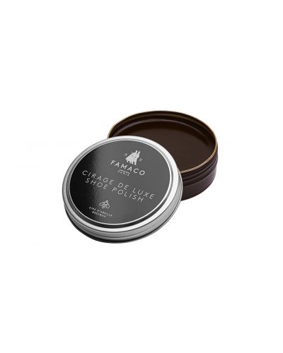 Saphir brown cream colored wax to shine shoes, Saphir wax care shoes, brown wax, best quality creams for mens shoes