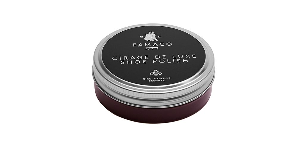 Crema cera saphir color marrón para dar brillo a los zapatos, cera saphir para el cuidado de los zapatos, cera marrón