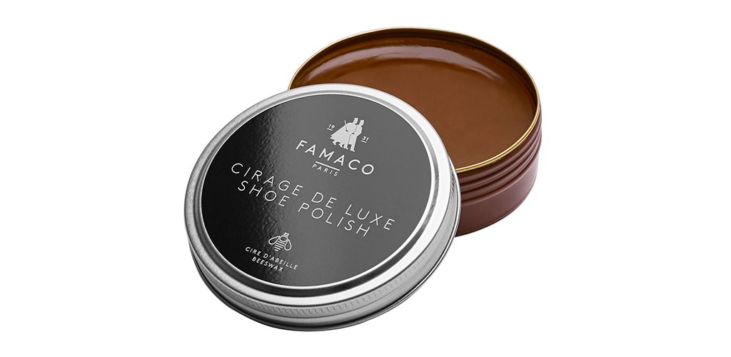 Crema para los zapatos, crema para el cuidado de los zapatos, cera marrón, cera marrón caoba, cera natural, saphir, cera brillo