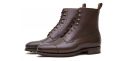 Semelle compensée, semelle cuir, bottes marron chocolate Balmoral, bottes confortable