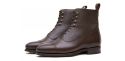 Stivali Oxford Balmoral per gli uomini, stivali marrone scuro, scarpe comode, stivali comodi, scarpe ideali, stivali perfetti