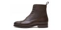 Bota Oxford, botin balmoral, bota marrón, bota marrón oscuro, zapatos abotinados, zapatos comodos, botas comodas