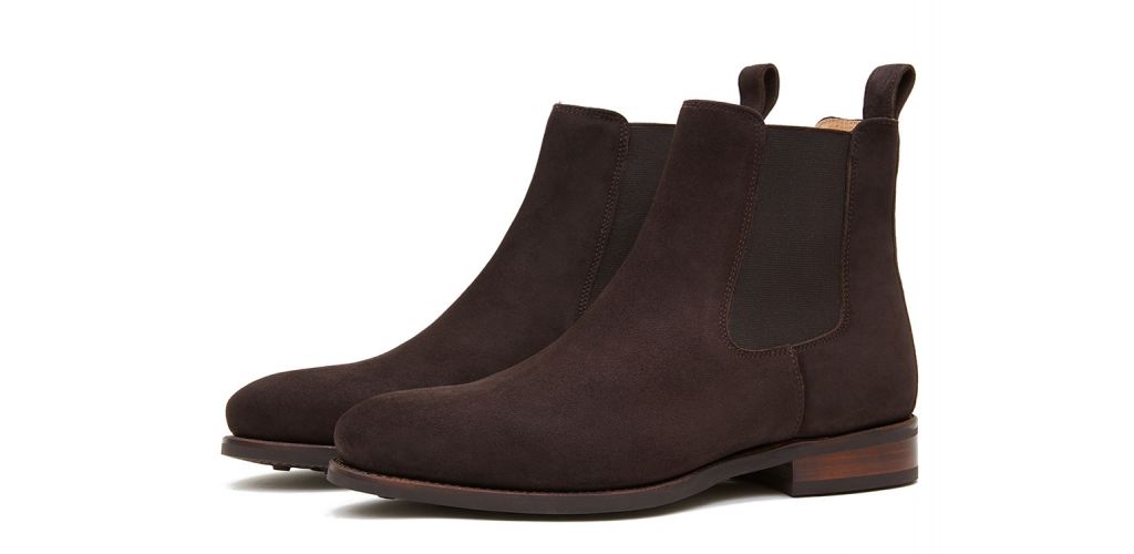 Botas Chukka de ante marron chocolate, bota para hombre de ante marrón oscuro