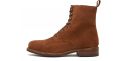 Botas derby pala cortada marrón, botas cordones con ganchos, botas marrones para hombre, botas balmoral