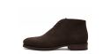 Bottes chelsea en daim brun foncé, bottes pour hommes décontractées