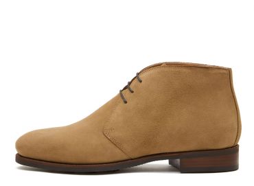 Bota chukka, botines chukka, botas de ante, botas para hombre, botas marrón, botas color marrón oscuro, botas resistentes