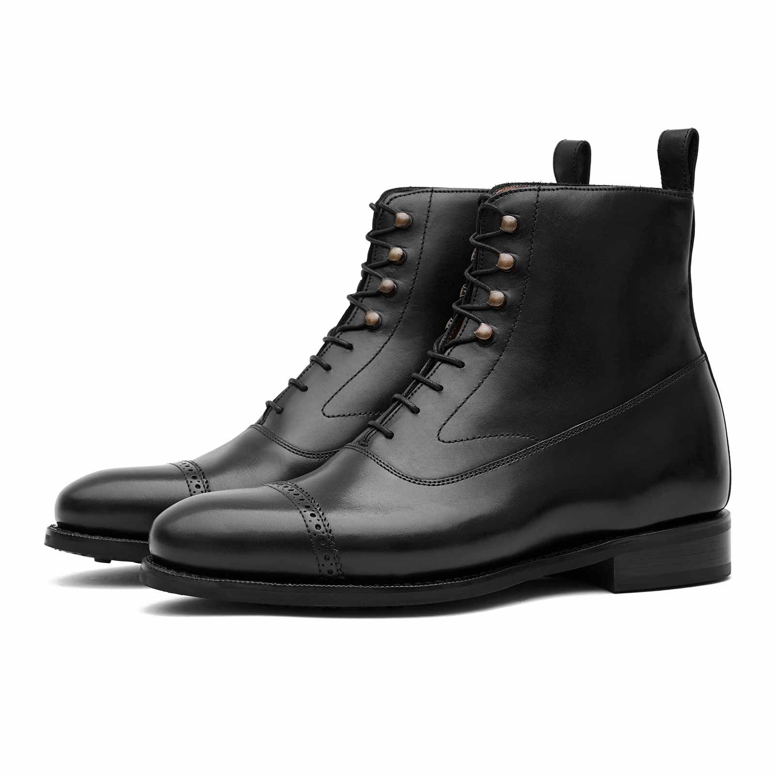 balmoral boots black