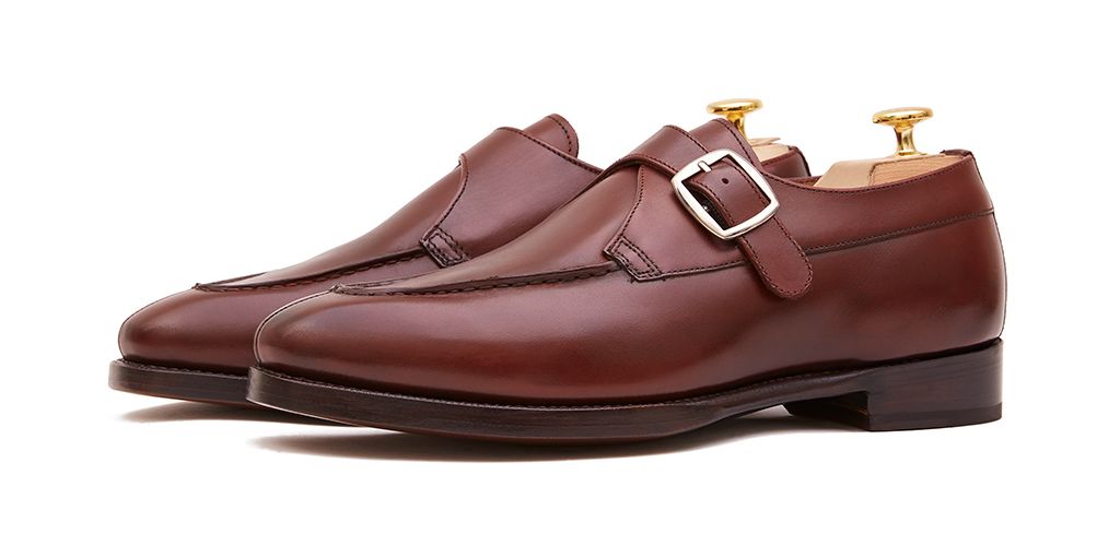 Monkstrap para homens, vestido sapatos pretos, monkstrap único preto, sapatos de casamento