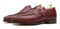 Zapato de una hebilla para hombre, single monkstrap, monk de un hebilla negro