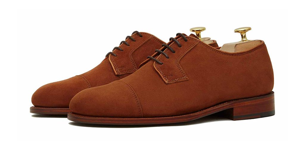 The Baltimore: Snuff Suede Derby shoe | Crownhill Shoes