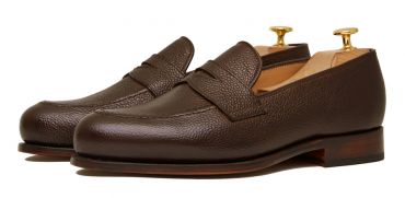 Johnston & Murphy Aristocraft para hombre Talla 8m Borgoña Cuero Mocasín Zapatos Penny 