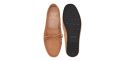 String driver shoe in brown. comfortable shoe for summer