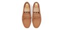 String driver shoe in brown. comfortable shoe for summer