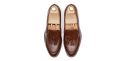 Mocassins pompon brun, chaussures en daim pour les hommes, chaussures formelles, chaussures de bureau, chaussures pour toutes les occasions