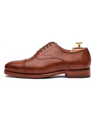 Scarpe Legato Oxford, scarpe marrone di Oxford per gli uomini, scarpe originali, scarpe formali, scarpe ufficio, scarpe affari
