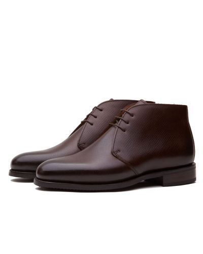 Leather ankle boots, boots made of leather, burgundy leather boots
