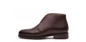 Leather ankle boots, boots made of leather, burgundy leather boots