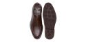 Handmade shoes for men, burgundy leather blucher shoes