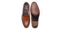 Zapato marrón de lazo, mocasín de lazo para hombre, mocasín de cuero, calzado español, mocasines marrón, zapatos cómodos, esenciales para todos los días
