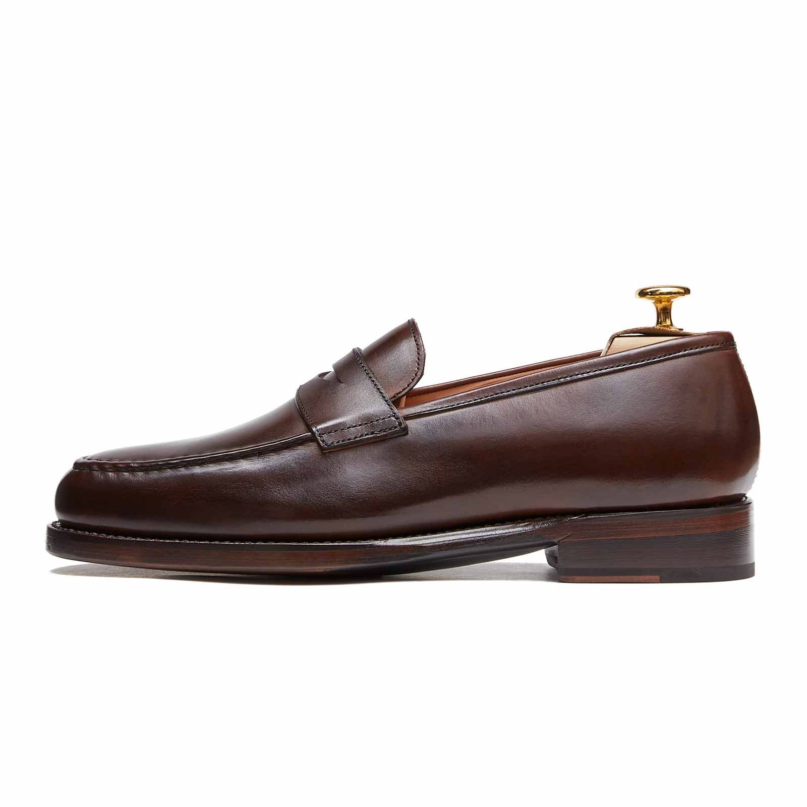 The Glenn: Brown penny loafer | Crownhill Shoes display picture 2