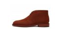 Stivali Chukka, stivali di camoscio per gli uomini, stivali marrone scuro, scarpe impermeabili, stivali eleganti, stivali invern