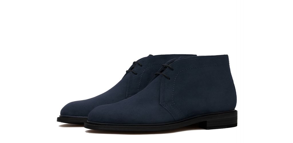 Stivali Chukka, stivali di camoscio per gli uomini, stivali marrone scuro, scarpe impermeabili, stivali eleganti, stivali invern