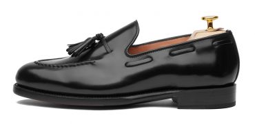 Sapato preto Oxford para os homens, sapato com forma Inglês, clássicos sapatos, sapatos elegantes, sapatos para casamentos, sapatos de casamento para os homens