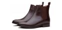 Chocolat Brown ankle boots for woman, leather ankle boots for woman