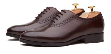 Brown Oxford shoes for women, cognac shoes for women, comfortable shoes, office shoes, shoes for formal events, chocolate color shoes, shoes made in Spain