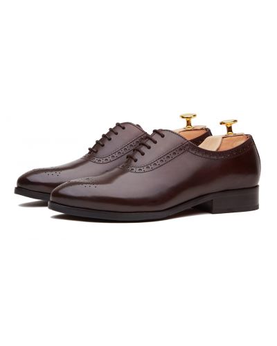 Chaussures brun Oxford pour les femmes, chaussures cognac pour les femmes, chaussures confortables, chaussures de bureau, chaussures pour les événements officiels