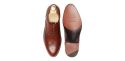 Chaussures Cognac, chaussures pleines richelieu pour les hommes, facile à mettre des chaussures, chaussure espagnole pour les hommes, chaussures pour tout type d'hommes