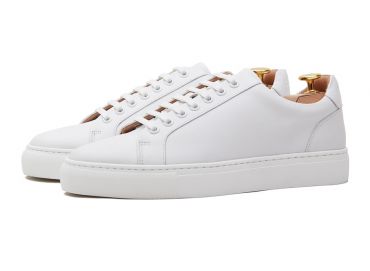 The Tommy: Sneakers Piel Blanco | Crownhill Shoes